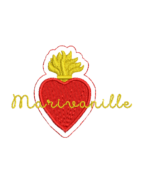 Ex Voto pour broche / écusson