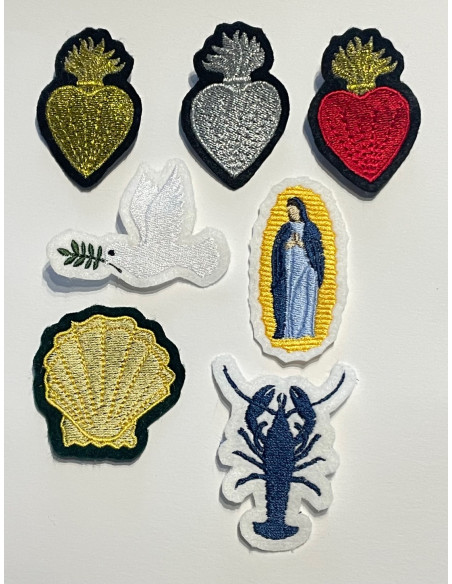 Coquille Saint Jacques pour broche / écusson