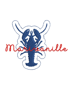 Homard pour broche / écusson