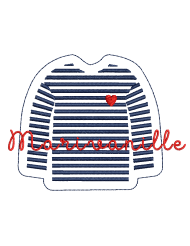 Marinière pour broche / écusson