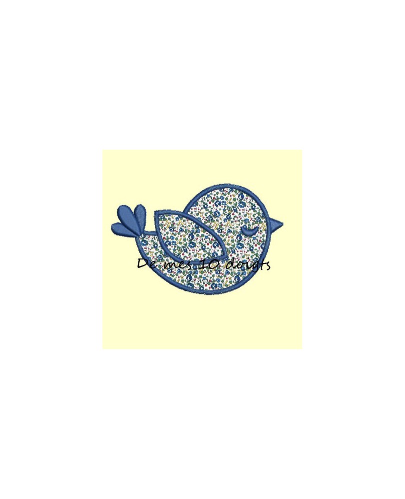 Pioupiou en appliqué - 2 tailles