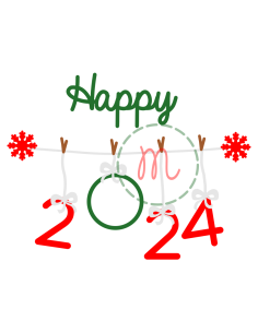 Happy 2024 (découpe)