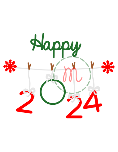 Happy 2024 (découpe)
