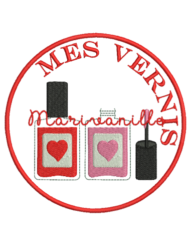 Maquillage - Mes vernis - 2 tailles -...