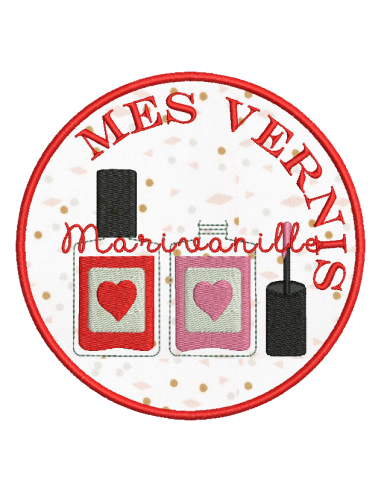 Maquillage - Mes vernis - 2 tailles -...