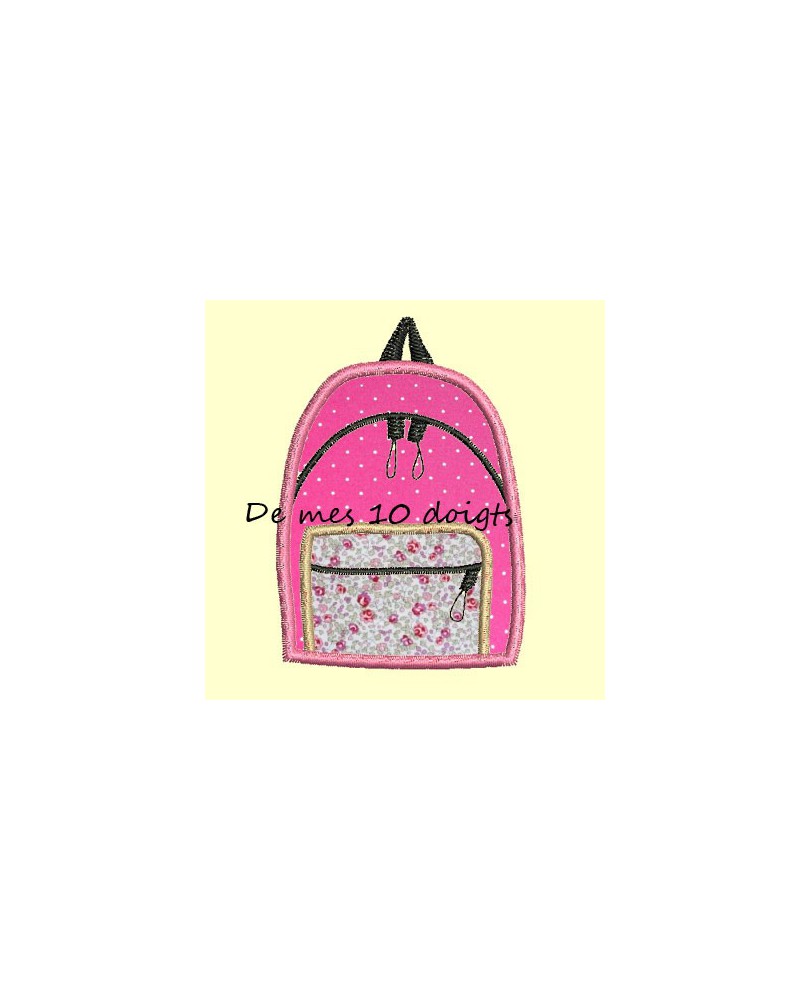 Sac à dos en appliqué - 3 tailles