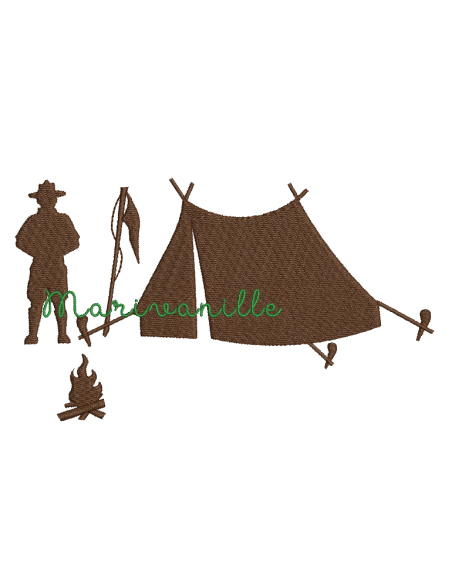 Feu de camp - 6 tailles