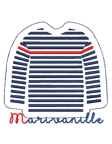 Marinière pour broche / écusson