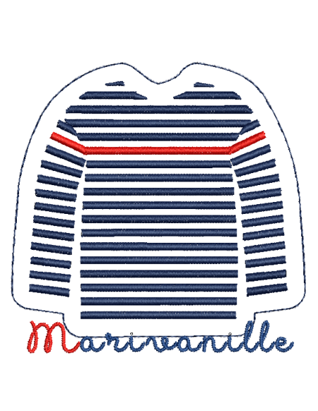 Marinière pour broche / écusson
