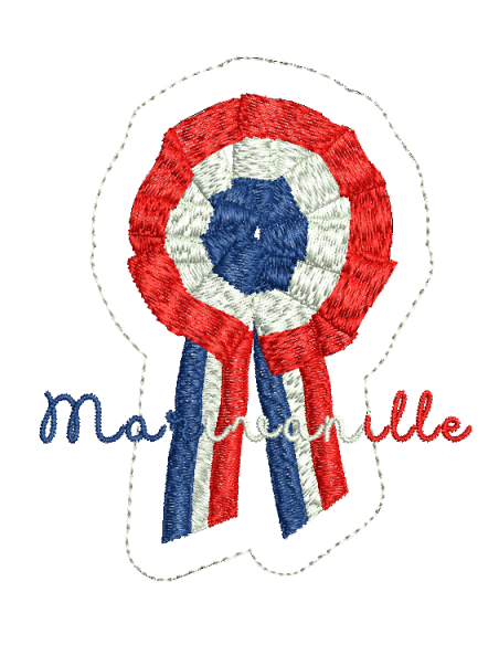 Cocarde pour broche / écusson