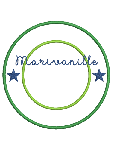 Cercles à personnaliser - 4 versions...