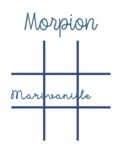Jeu du morpion - 2 tailles 2
