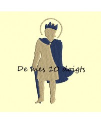 Saint Louis en silhouette bicolore - 2 tailles