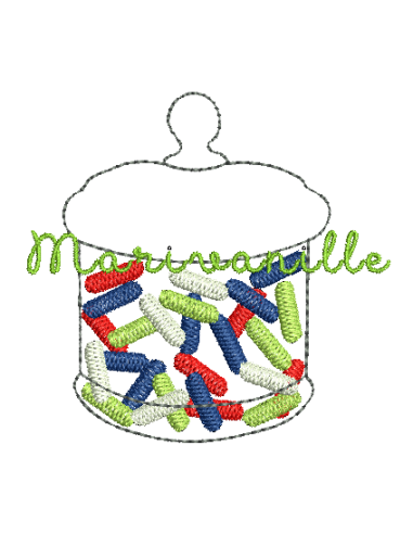 Bonbonnières avec bonbons au réglisse
