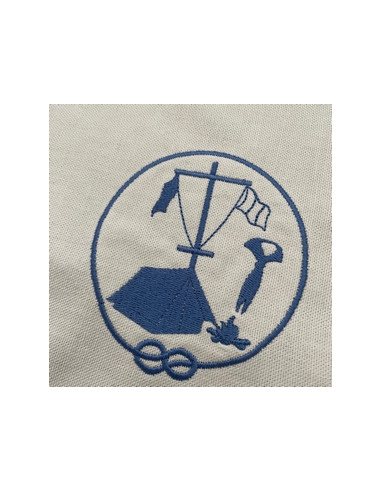 Motif de camp monochrome