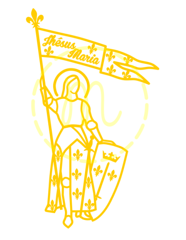 Sainte Jeanne d'Arc (découpe)