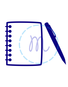 Carnet et crayon (découpe)