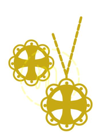 Médaille ajourée (découpe)