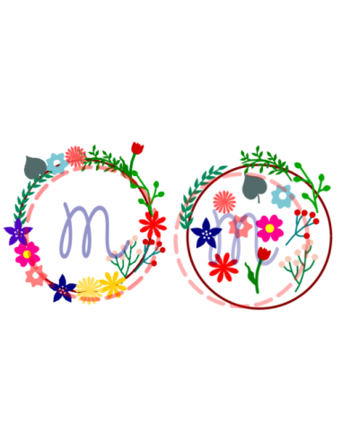 Couronne de printemps (découpe)