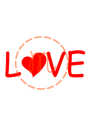 Love (découpe)
