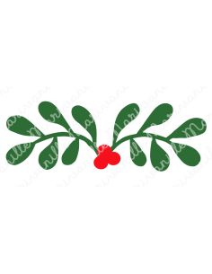 Branche de gui (découpe)