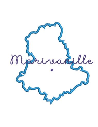 Haute Vienne appliqué, 4 tailles