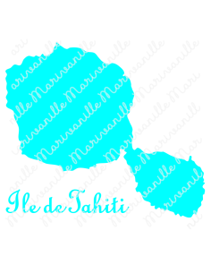 Ile de Tahiti (découpe)