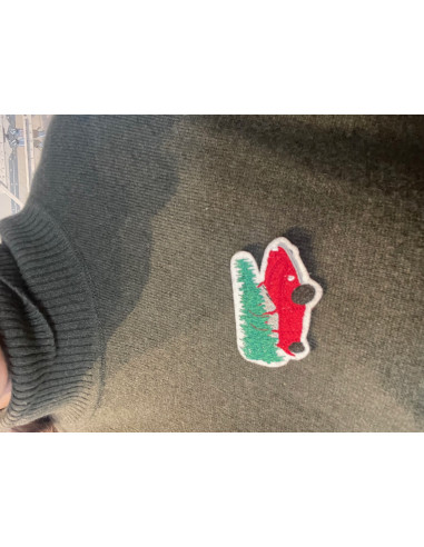 Voiture et sapin-Noël-pour broche /...