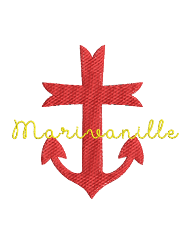 Croix scout europe marin - 3 tailles