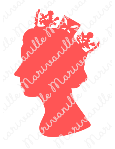 Reine Elizabeth (découpe)