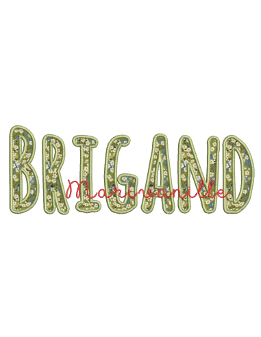 Brigand -appliqué- 2 versions