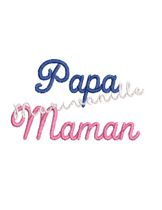 Mot "Papa", "Maman"