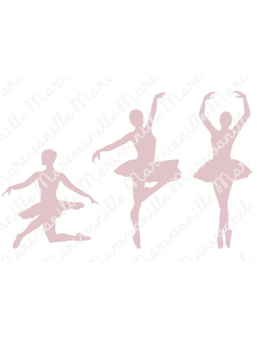 3 danseuses ( à découper)