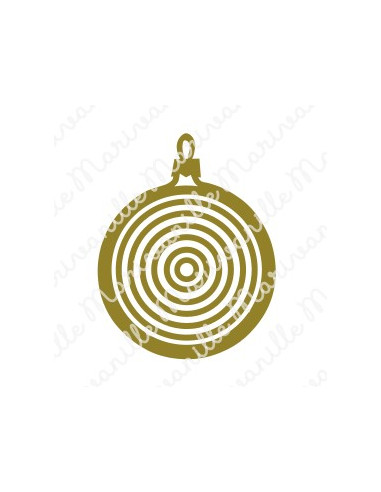 Boule de Noël  (découpe)