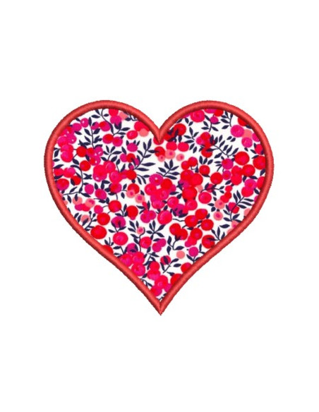 Pique Coeur Carreau Trèfle en appliqué 9 cm