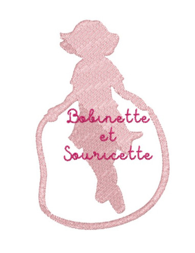 Fillette et sa Corde à sauter Ombre...