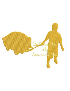 Enfant au chariot