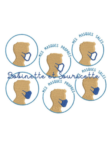 Masque Sanitaire Homme - 3 versions -...