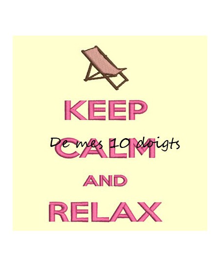 Keep Calm And relax - 10x15cm