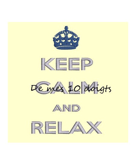 Keep Calm And relax - 10x15cm