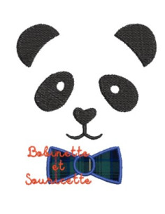 Mr Panda noeud papillon en...