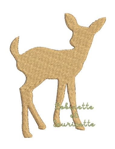 Faon - 2 tailles - Ombre chinoise