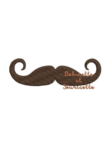Lot de 5 moustaches - ombre chinoise...