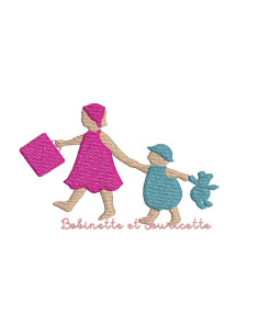 Enfants en voyage - Ombre...