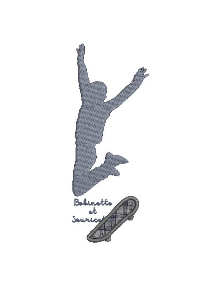 Enfant Roller ou Skate - 3 fichiers - ombre chinoise