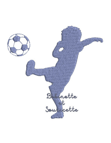 Mini Footballeur en ombre chinoise