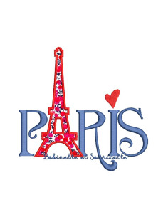Paris, Tour Eiffel en appliqué