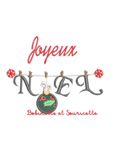 Guirlande Joyeux Noël - 3...