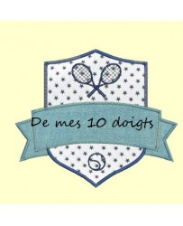 blason Tennis - 2 tailles