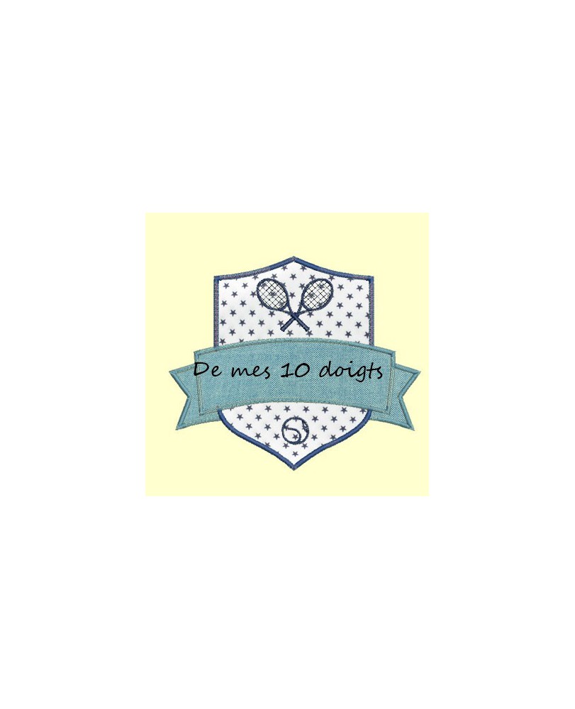 blason Tennis - 2 tailles